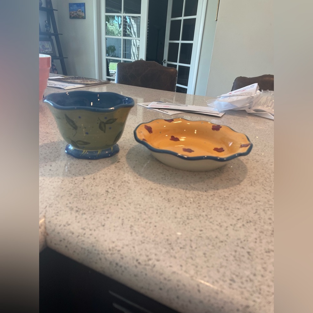 Certified International Susan Winget Collage Bowls